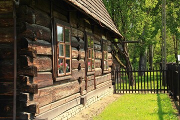 Pastewnik, Przeworsk, Skansen, Zagroda, Domek, Zabytek, Zabudowa drewniana,  © woodyd
