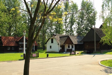 Pastewnik, Przeworsk, Skansen, Zagroda, Domek, Zabytek, Zabudowa drewniana,  © woodyd