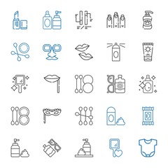 cosmetic icons set