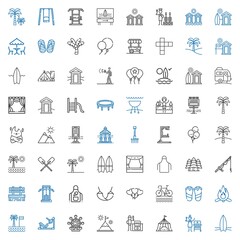 outdoor icons set
