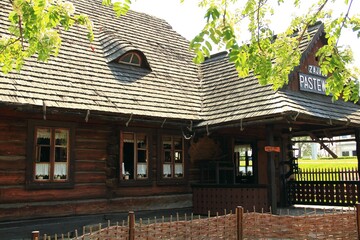 Pastewnik, Przeworsk, Skansen, Zagroda, Domek, Zabytek, Zabudowa drewniana,  © woodyd
