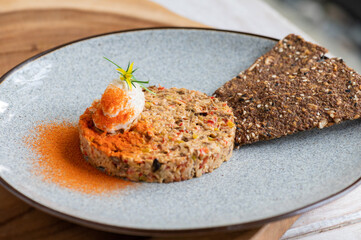 Plant based vegan cuisine