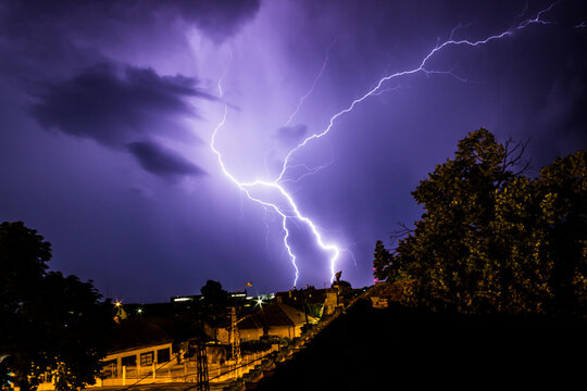 Beautiful shot of lightning