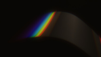 Refraction effects on a black background, used as an overlay