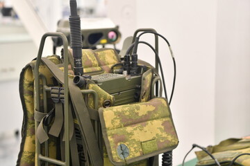 Walkie talkie, communications, military radio equipment, communications, military backpack, isolated, machine, equipment, industry, tank, white, engine, tractor, vehicle, toy, automobile, army, techno