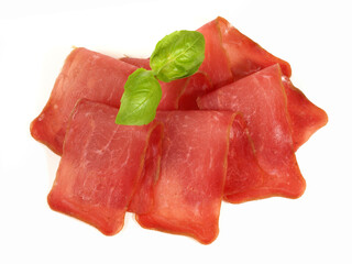 Turkey Ham on white Background - Isolated