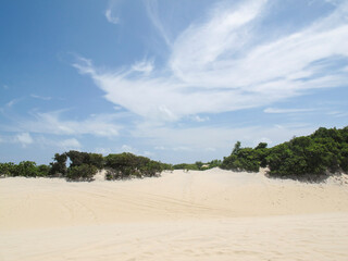 Genipabu Dunes tourist destination in Brazil