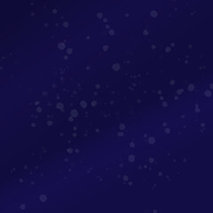 Abstract dark blue bokeh background with white glitters.