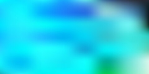 Light blue, green vector gradient blur texture.