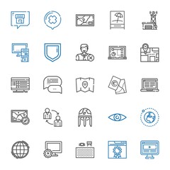 network icons set