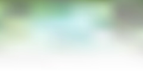 Light blue, green vector gradient blur background.