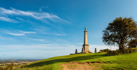 Fototapeta na wymiar Monument on the top of Coombe Hill, Wendover, England 