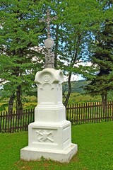 Michniowiec, Krajobraz, Panorama, Kościółek, Zabytek, Architektura drewniana © woodyd