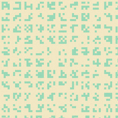 Abstract Color Halftone Dots generative art background illustration