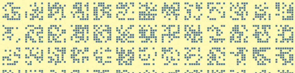 Abstract Color Halftone Dots generative art background illustration