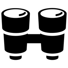 
Binoculars icon in modern style, travelling accessory 

