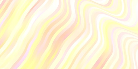 Light Orange vector background with wry lines.