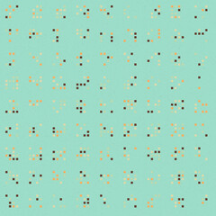 Abstract Color Halftone Dots generative art background illustration