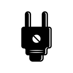 Electric plug icon