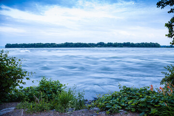 Saint-Lawrence river in Montreal Canada