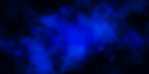 Dark BLUE vector texture with circles. Glitter abstract illustration with colorful drops. Pattern for booklets, leaflets.