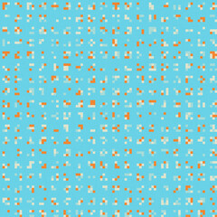 Abstract Color Halftone Dots generative art background illustration