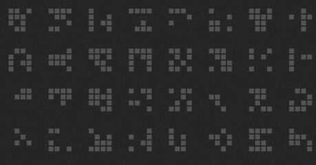 Abstract Color Halftone Dots generative art background illustration