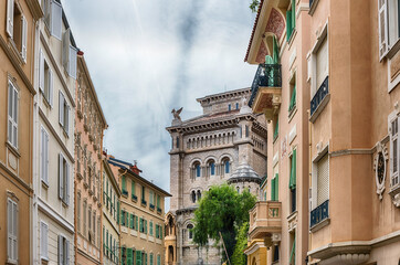 The picturesque architecture of the buildings in Monaco City