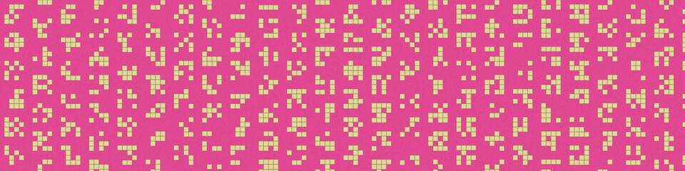 Abstract Color Halftone Dots generative art background illustration