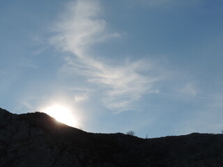 Fototapeta premium Sunset in the mountains