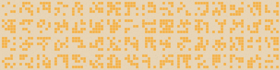 Abstract Color Halftone Dots generative art background illustration