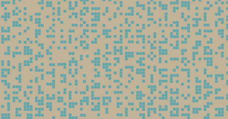 Abstract Color Halftone Dots generative art background illustration