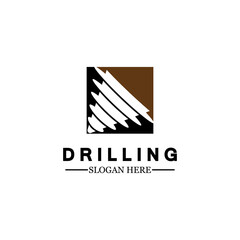  Drill logo icon design template ,Logo for mining / business / bore / drilling business / oil drilling. Other companies. Vector illustration.