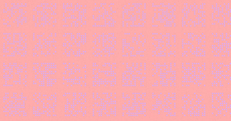 Abstract Color Halftone Dots generative art background illustration