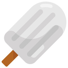 
Ice pop icon in modern flat style, popsicle vector 
