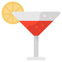 
Cocktail icon design, editable vector of vodka drink 
