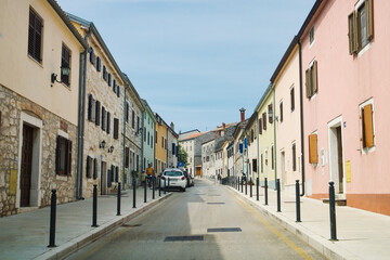  Old town of Vrsar on the coast of Adriatic sea in Istria, Croatia