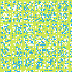 Abstract Color Halftone Dots generative art background illustration