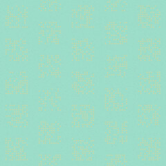 Abstract Color Halftone Dots generative art background illustration