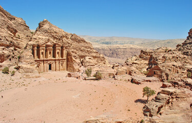 Old Monastery in Petra, Jordan