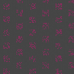 Abstract Color Halftone Dots generative art background illustration