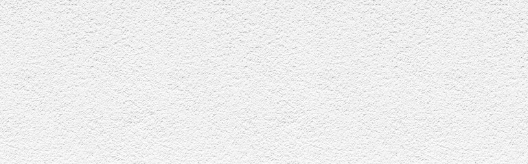Panorama of Rough patterned white cement wall texture and seamless background
