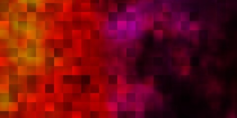 Fototapeta premium Light Pink, Yellow vector texture in rectangular style.