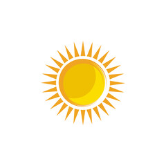 Vector Icon Logo Template Sun