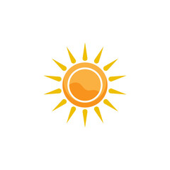 Vector Icon Logo Template Sun