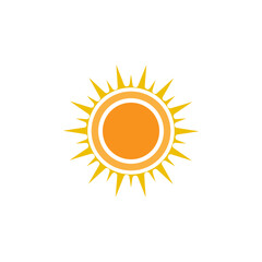 Vector Icon Logo Template Sun