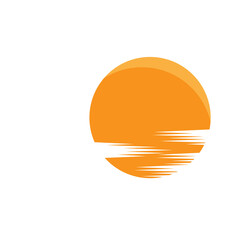 Vector Icon Logo Template Sun