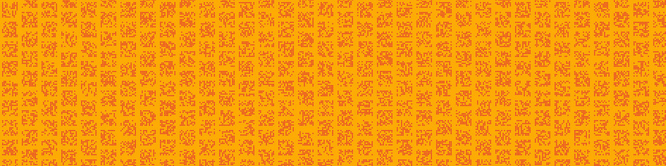 Abstract Color Halftone Dots generative art background illustration