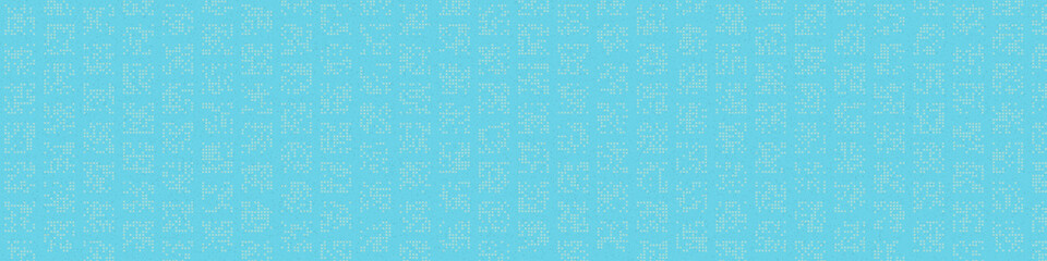 Abstract Color Halftone Dots generative art background illustration