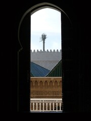 Blick aus dem Mausoleum Hassan V. in Rabat